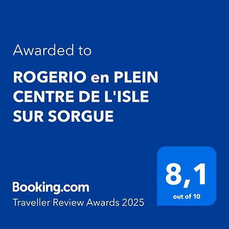 Ferienwohnung ROGERIO en PLEIN CENTRE DE L'ISLE SUR SORGUE Exterior foto